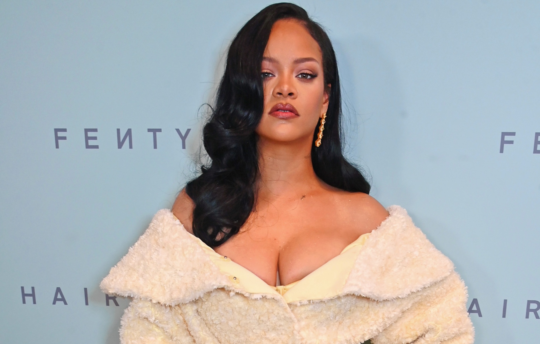Rihanna au lancement de Fenty Hair chez Selfridges, à Londres, le 16 septembre 2024. Photo par Dave Benett/Getty Images for Selfridges & Fenty Hair via Getty Images.