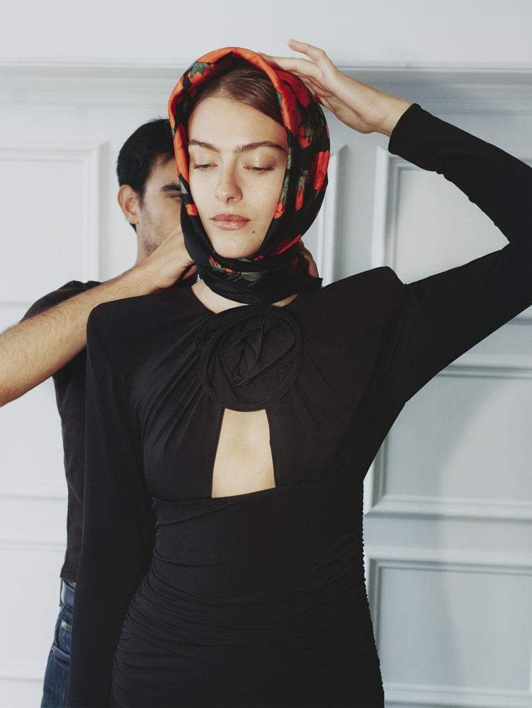 collaboration magda butrym hm robe noire baboushka