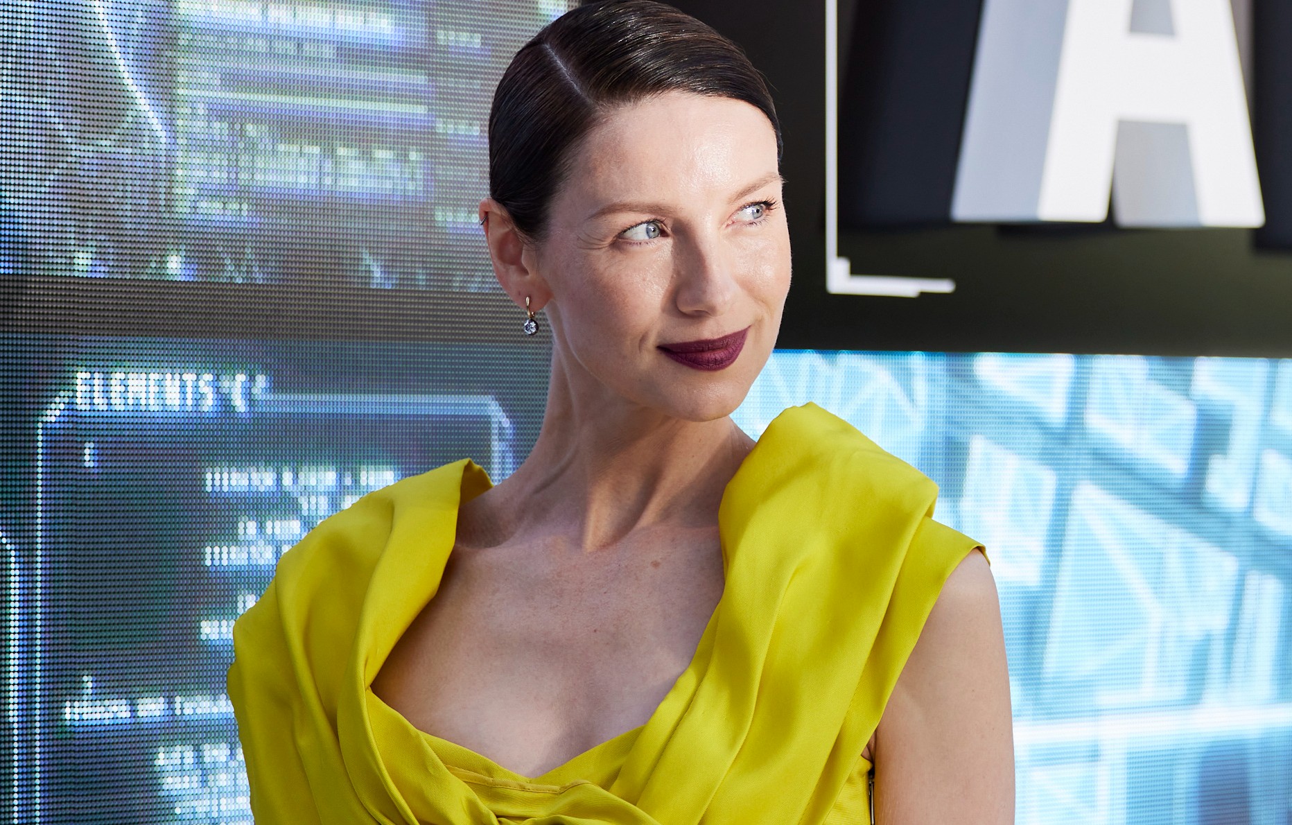 Caitriona Balfe, star d'Outlander et de The Amateur avec Rami Malek