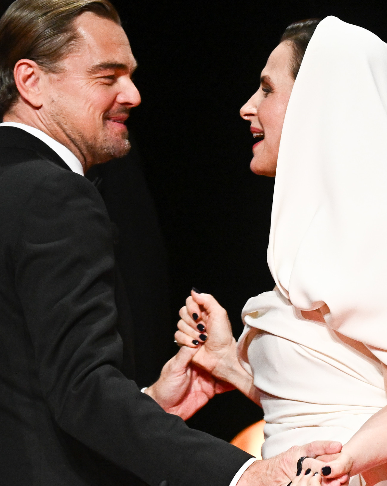 Juliette Binoche et Leonardo DiCaprio à la cérémonie d'ouverture du Festival de Cannes 2025.